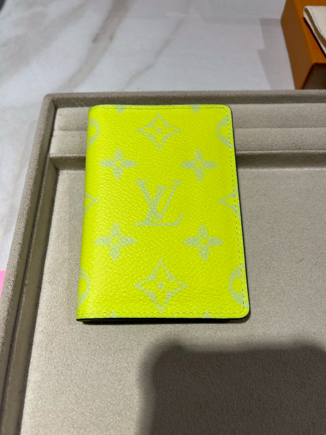 LV Pocket organizer Neon Yellow M30949