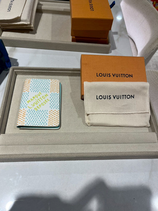 LV pokcet organizer Damier Helitage White N40678