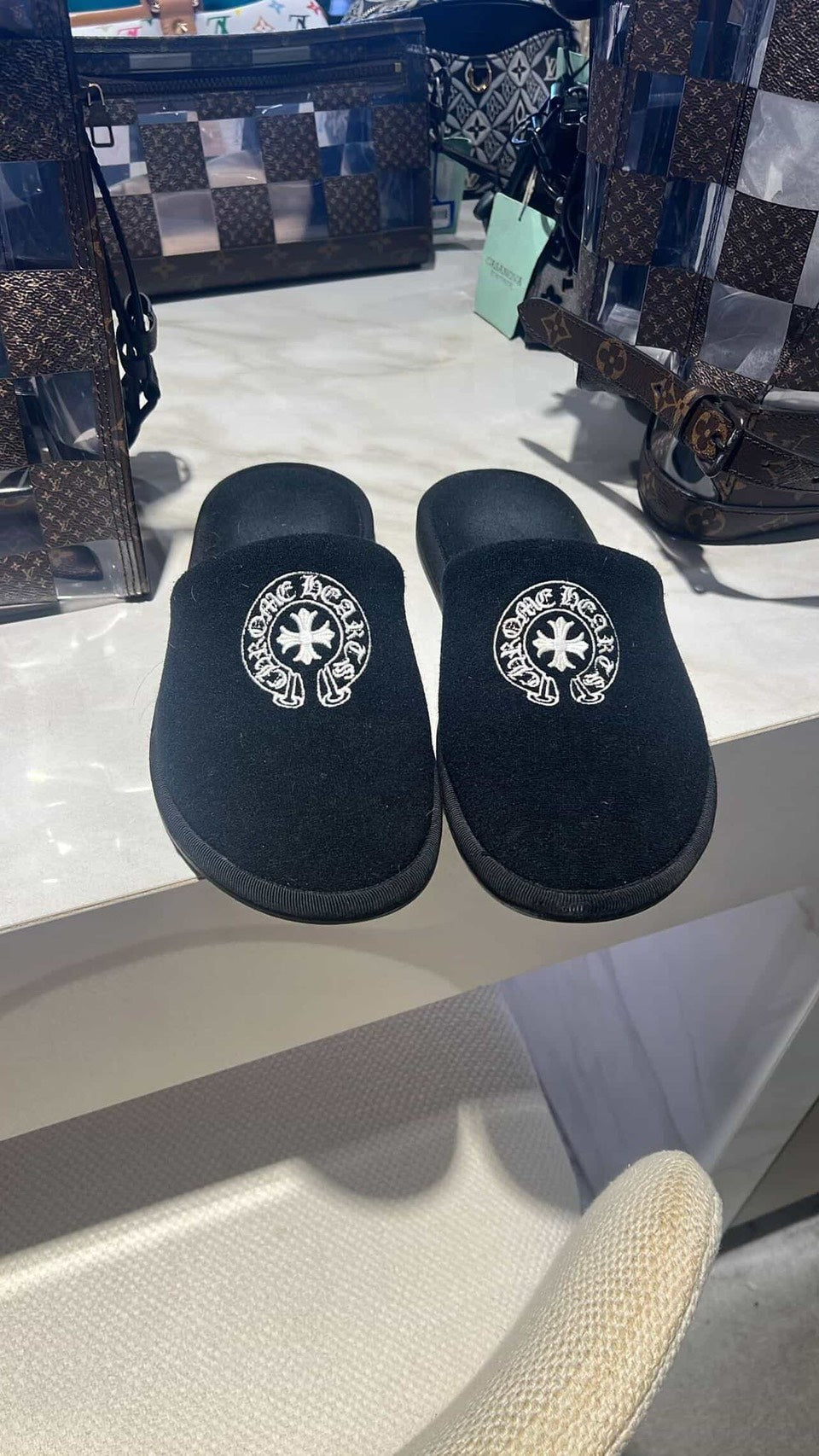 CH Hotel Slipper Black
