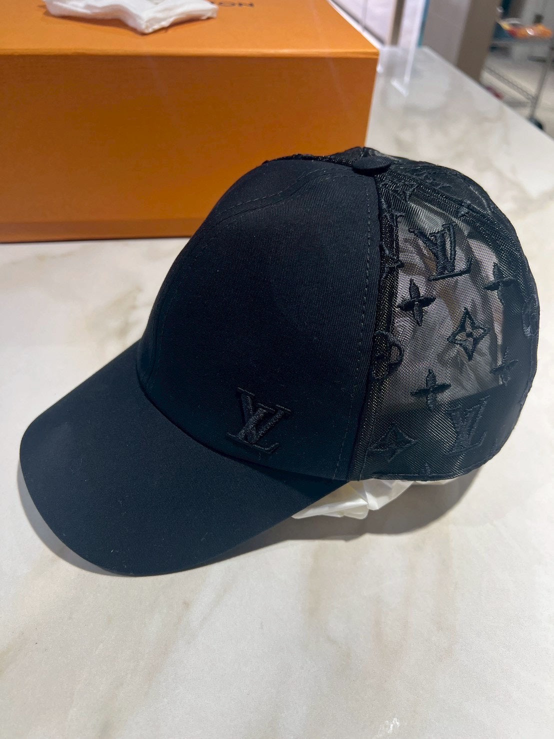 Louis Vuitton  Monogram Mesh Baseball Cap